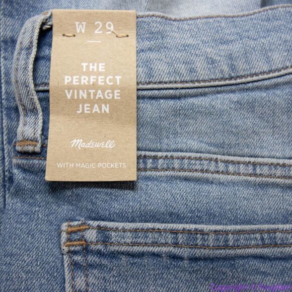 NEW Madewell The Perfect Vintage Jean in Denman Wash, 29‎ - Picture 12 of 16